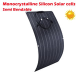 ETFE 300W Flexible Solar Panel Portable Solars Cell Energy Charger Connector for Smartphone Charging Power System Car Camping