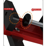 Cabinet Locator Support Clamp - Aluminum Alloy Woodworking Tool for Door Handle Installation and Positioning Punching.