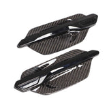 2Pcs/Set Carbon Fiber Side Marker Air Vent Cover Trim Replacement for BMW M2 F87 2015 2016 2017 2018 2019 2020