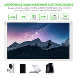 Portable 1080P Gaming Monitor 12.5 Inch Display HDR Freesync Game Mode Travel Monitor For  Series S