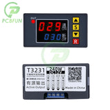 Delay AC 110V 220V Programmable Cycle Timer Switch ON-Off Control LED Digital Display Time Relay Module