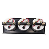 52mm Electronic Triple Kit Oil Pressure Water Temperature Gauge Voltmeter 3 in 1 Car Motorcycle Meter