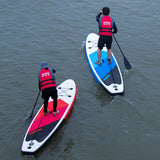 Inflatable Surfboard with Pump - Stand Up Racing Paddle PVC Surfing Board for Outdoor Water Sports