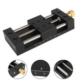 Platform Sliding Table Manual Translation Displacement Station 40x70mm Precision Sliding Table Fine‑Tuning Linear Stage X-Axis