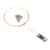 0~70mm USB 5V Wireless Power supply Transmitter Coil Charging Module 10pcs Led receiver lamp lighting Light Bandai am Model