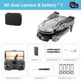 New V88 Drone Dual Camera 4K HD Professional Foldable Quadcopter 5G GPS Photography Optical w UAV mini Dron Control Toy