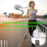 M10 Translation earphones 144 Languages Instant Translated Smart Voice Wireless Bluetooth Travel Translator headset