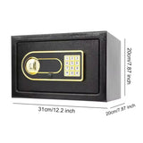 Anti-Theft Password Security Box Money Gun Electronic Lock Safe for Home Strongbox Small Cash Storage