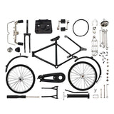 DIY Mini Alloy Bicycle Model Retro Simulation Metal Bike Assembling Educational Collection Toys For Children Gifts