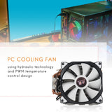 SNOWMAN M-T6 4PIN CPU Cooler Master 6 Heatpipe Double Fans 12Cm Coog Fan LGA775 1151 115X 1366 Support AMD