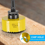 19 Pcs Bi-Metal Kit, Universal 3/4 Inch To 3 Inch,High Speed Steel Hole Saw Kit With Housing For Metal, Wood