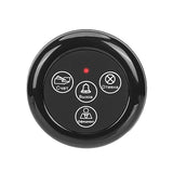 TD032 black circular caller service bell IP55 single/two/three/four key optional