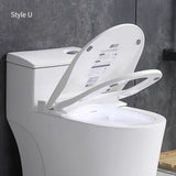 V Shape Lid Auto Spray Heated Electric Bidet Cover With Remote Ultra Slim Smart Toilet Seat