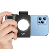 Phone CapGrip Handheld Selfie Booster Hand Grip Bluetooth Remote Control Long Distance Shooting Shutter with Fill Light Lamp
