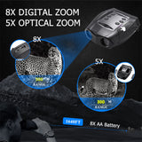 Digital Night Vision Binoculars 3" TFT LCD Display 4K Resolution Full Colors in Darkness Outdoor Night Vision Hunting Device