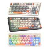 K82 USB Port 94 Keys Hot-Swap Gaming nical Keyboard RGB Light Luminous for Computer Desktop Laptop
