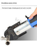 Portable 60KN Electric Pliers Professional Crimping Tool Stainless Steel Pipe Crimper