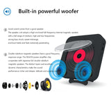 Portable Bluetooth Speaker Stereo Players LED Screen Wall Mountable CD Music Player with IR Remote Control FM Radio