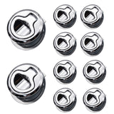 2PCS 10PCS Marine Locking Small Size Boat Flush Pull Hatch Slam Latch For RV Yacht Camper Deck Zinc Alloy Locker
