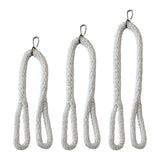 Tricep Pull Down Rope Workout Fiess Pulley System Cable hine Attachment Nylon Handle for Crunches Face Pulls