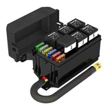 Fuse Holder 6 Slots Universal Box 4 Pin 12V 40A Relay and Wiring Harness For Car Automotive