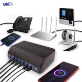 WGP High Capacity Portable Battery Station 31200mAh 12V Output Emergency Power Bank for LED Strips Light WiFi Router Modem