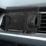 Car Vent Air Outlet Mount Double Coil Design Navigation Bracket For Straight Screen Mobile Phone
