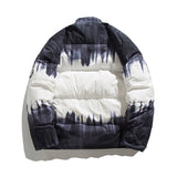 Men's Trendy Gradient Color Casual Down Jacket