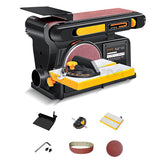 750W Abrasive Belt Sanding Machine Woodworking High-Power Electric 220V Sandpaper Polishing Machine 0-45° Angle Adjustable