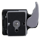 1/4in Camera Quick Seat Assembly Metal Heads Mount Adapter with Manfrotto 200PL-14 Compat Plate Tripod Accessories
