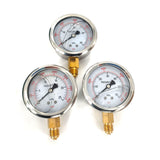 Excavator Meauring Device Hydraulic Gauge Kit with 6 Coupgs Pressure Gauges 3 Test Hose