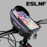 ESLNF Hard Shell Phone Cycg Handlebar Bag Waterproof Large Capacity Toucreen Compatible Bicycle Accessories