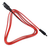 DIY 14AWG 150CM Plug to DC5521 Female Cable with SAE Polarity Reverse DC7955 Adapter for Automotive Motorcycles Solar Panel