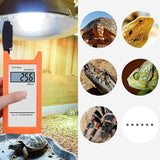 Portable Meter, Silica Gel Material 0‑1999 Μw/Cm² 3.5-Bit LCD UVA Solar Lamp Tester For Reptile