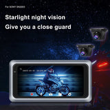 6.25 Inch Motorcycle Navigator with 1080P Rear Camera Support Driving Record Wireless Carplay Android Auto Tire Pressure Detect