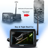 Infrared Night Vision Binoculars Handheld Long Range Hunting Laser Night Vision Camers 7 Inch HD Screen Take Photo and Video