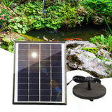 5W 12V Solar Powered Fountain Pump - For Bird Bath & Garden Pond