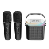 Microphone Karaoke hine Portable Bluetooth 5.3 PA Speaker System with 1-2 Wireless Microphones Home Family Singing New Mic
