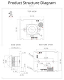 New OV3660 USB Camera Module 3 Million Pixels 1080P 110/64 Degree View Vision MJPG/YUY2 Manual Focus for Windows//Android