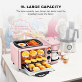 2022 New Style Household maker hine with toast oven 3 in 1 breakfast makers