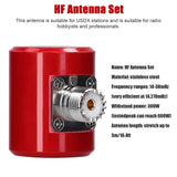 1/4 Wavelength 5M/16.4FT QRP 14M-30MHz 300W-600W Stainless Steel HF Antenna for USDX Radio