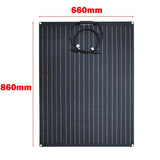 300W Portable Flexible ETFE Solar Panel Kit High Efficiency Monocrystale Cells, Waterproof, Foldable for 12V Battery Charging