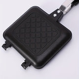 1pc, Sandwich Pan (14.99cmx13.49cm), Double Sided Non-Stick Sandwich Maker, Panini Pan, Steak Frying Pan