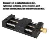 Manual Translation Displacement Station Precision 40x70mm Platform Sliding Table Fine‑Tuning ear Stage X-Axis