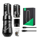 FLUX MAX Wireless Tattoo Machine Rotaty Pen Coreless Motor 2400mAh Battery Capacity LED Digital Display for Tattoo Artist