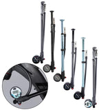 High 300psi Bicycle Cycg 360° Rotatable Hose Aluminum Alloy Pump Built-in Pressure Gauge