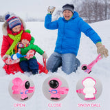 3Pcs Fight Snowball Clips Astronaut Shape Sand Toys For Kids And Adults