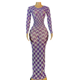 Sexy and tight fitting buttocks wrapped long dress, new fashion with a slim waist