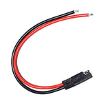 30cm 10AWG Single Ended Inout / Output DC Power Automotive Extension Cable Solar Panel Battery SAE Plug