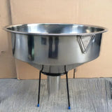 Large stainless steel upper 30CM lower 51mm hight 235mm for liquid thickened oil wine funnel replacement parts